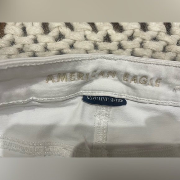 American Eagle next level stretch white jeggings - Picture 4 of 6